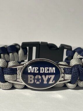 Dallas Cowboys NFL "WE DEM BOYZ" Paracord Bracelet NEW